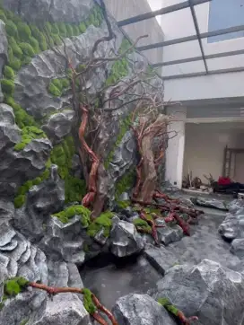 Aquarium aquascape kolam taman