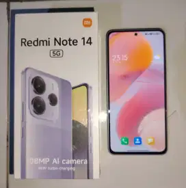 JUAL BEKAS REDMI NOTE 14 5G 8/128GB (COD, & MULUS)