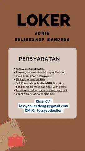 Admin onlineshop