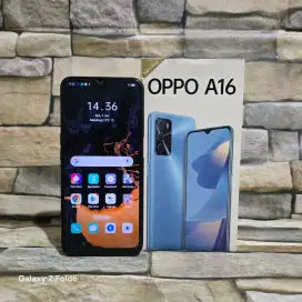 Oppo A16 3/32 4G Fullset Segel Normal Mulus 98%