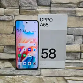 Oppo A58 6/128 4G Fullset Segel Normal Mulus 98%