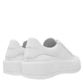 ALEXANDER MCQUEEN Leather Platform Sneakers
