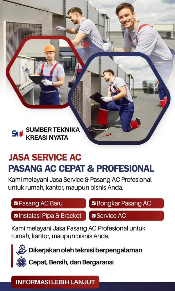 JASA CUCI SERVICE DAN PASANG AC PROFESIONAL