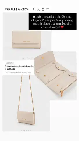 CHARLES&KEITH like new
