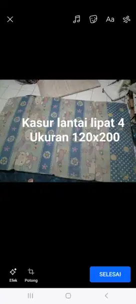 Kasur lantai lipat 4 ukuran 120x 200