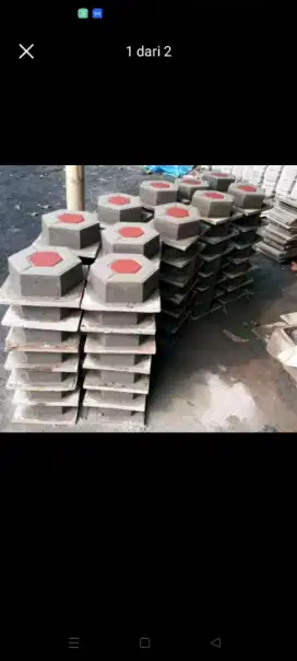 segi enam antik paving blok / conblock/ conblok / konblok / konblock