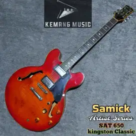 Samick hollow body copy Gibson es335 gitar elektrik original