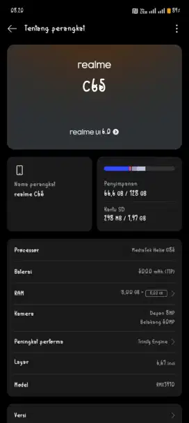 REALME C65 8+8/128