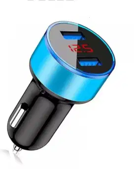 Changer mobil / motor 3,1A usb lcd tegangan meter tampilan 12-24V