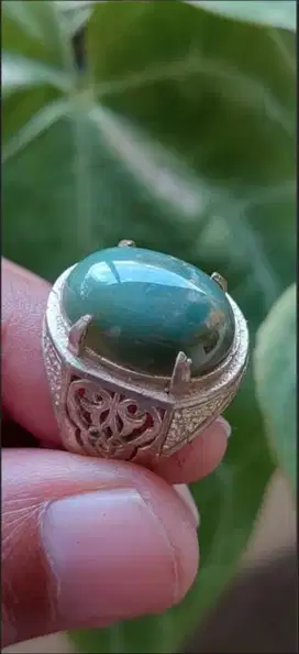 Cincin Lumut Hijau Antik