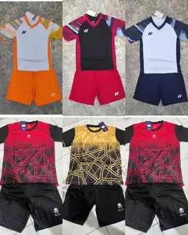 Setelan jersey olahraga anak futsal bola badminton volly takraw