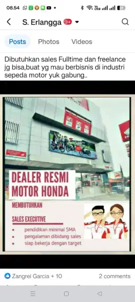 Marketing Motor Honda
