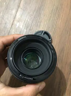 Lensa fix yongnuo 50 mm f1.8 for canon