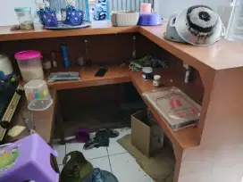 Meja bekas jual seblak