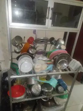 Di jual rak piring almini kondisi bekas