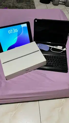 Ipad 9 64 gb free keyboard mouse dan pencil