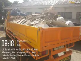 Jasa angkut tanah dan puing