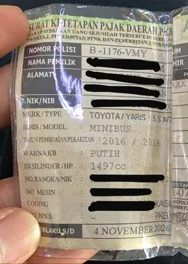 TOYOTA YARIS TRD SPORTIVO 1.5 AT BENSIN 2016 PUTIH