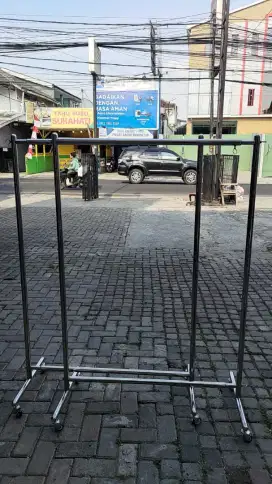 Tiang Gawang Tarik Stainless Steel 304 P.180 cm T.160 cm