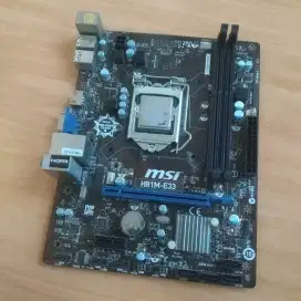 MSI H81M-E33 + Intel Core i3-4160