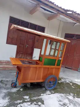 Gerobak Angkringan Bakso Mie Ayam PeceL Bubur Sate Martabak Ronde dlL
