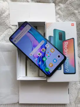Redmi Note 9 ram 4+1/64Gb lengkap