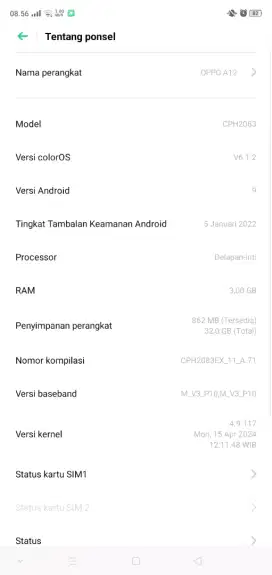 oppo a12 3/32gb