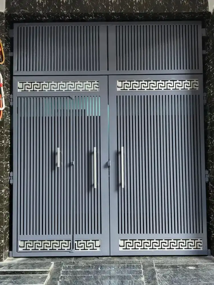 Bengkel las Lampung tralis kanopi pintu pagar gerbang tangga