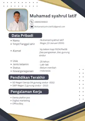 CARI PEKERJAAN APA SAJA