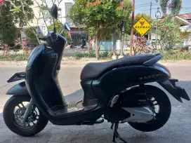 (DP 500)‼️ Plat B TangKot Scoopy Prestige Keyless Hitam 2024