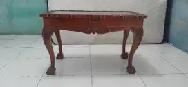 MEJA UKIR KAYU JATI