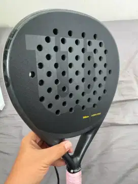Raket Padel Wilson Carbon Force Pro - Paddle Racket Round Shape