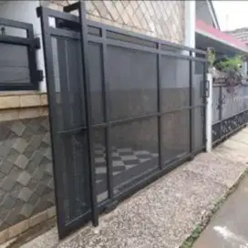 Pintu Pager Gerbang model terbaru perforated