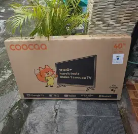 Tv coocaa 43 google tv  uhd 4k baru