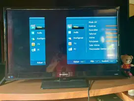 Tv bekas sharp 32 inc