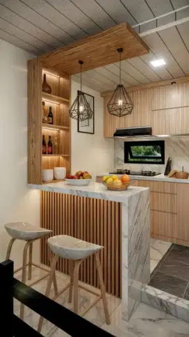 Kitchen set minimalis-kitchen set murah-kitchen set mewah terbaru