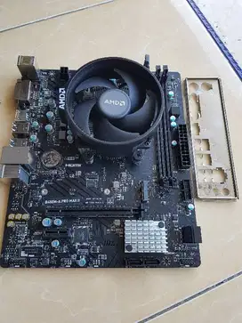 Sepaket AMD Ryzen 5 5500GT Vega 7 || MSI B450M-A Pro Max II
