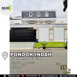 Rumah Full Furnish Dengan Kolam Renang di Pondok Indah Jakarta Selatan