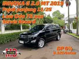 Toyota Inova G mt 2019 dp 0%