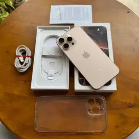 iPhone 16 Pro Max 256GB Desert Titanium Like New Garansi iBox 9 Bulan