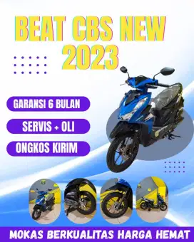 HONDA BEAT CBS NEW KM 0 TAHUN 2023 RENDI