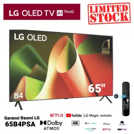 TERMURAH! LG OLED TV AI 65 SMART TV 65B4PSA ThinQ AI Dolby Atmos HDR