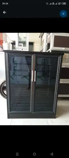 Rak sepatu aluminium