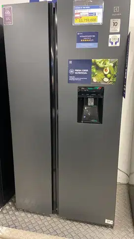 ELECTROLUX SBS DISPENSER 610L BLACK