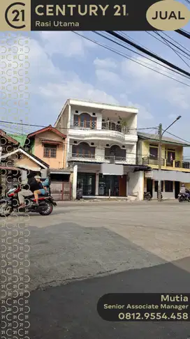 DIJUAL RUKO 3 LANTAI DI PINGGIR JALAN RAYA CIKARET CIBINONG BOGOR