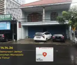 Rumah usaha nol jalan raya jemursari, surabaya dekat ahmad yani darmo