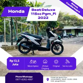 Honda Beat deluxe 115cc pgm_fi Tahun 2022