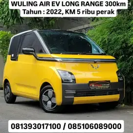 WULING AIR EV LONG RANGE 300km
Tahun : 2022, KM 5  ribu ,plat AD