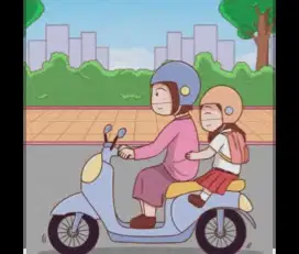 Antar jemput anak sekolah