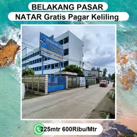TANAH NEMPEL JALAN UTAMA DEKAT PASAR NATAR STRATEGIS COCOK BANGUNRUMAH